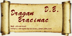 Dragan Bračinac vizit kartica